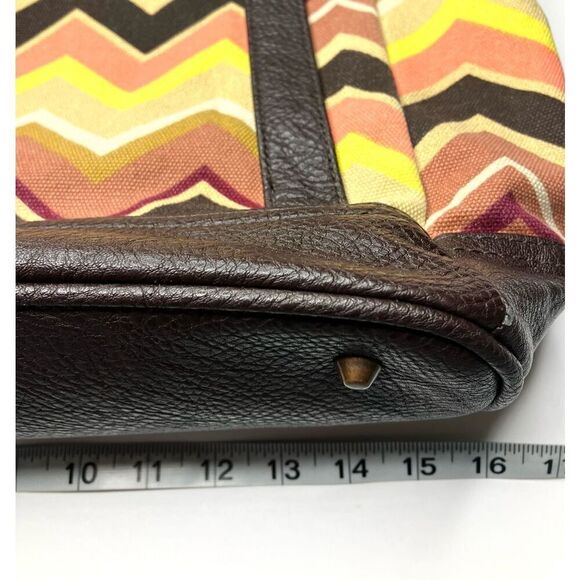 Missoni for Target 20th Anniversary Brown Chevron Large Shopping Tote Shoulder B - Picture 9 of 11